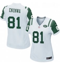 Womens Nike New York Jets 81 Quincy Enunwa Game White NFL Jersey