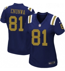 Womens Nike New York Jets 81 Quincy Enunwa Limited Navy Blue Alternate NFL Jersey