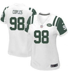 Women's Nike New York Jets #98 Quinton Coples Game White NFL Jersey