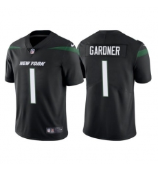 Nike New York Jets 1 Ahmad Gardner Black Youth 2022 NFL Draft Vapor Untouchable Limited Jersey