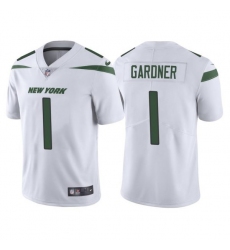 Nike New York Jets 1 Ahmad Gardner White Youth 2022 NFL Draft Vapor Untouchable Limited Jersey