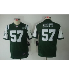 Nike Youth New York Jets #57 Scott Green Limited Jerseys