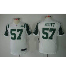 Nike Youth New York Jets #57 Scott White Color[Youth Limited Jerseys]
