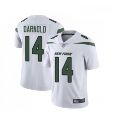 Youth New York Jets 14 Sam Darnold White Vapor Untouchable Limited Player Football Jersey