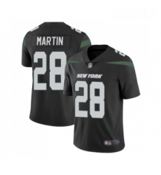 Youth New York Jets 28 Curtis Martin Black Alternate Vapor Untouchable Limited Player Football Jersey