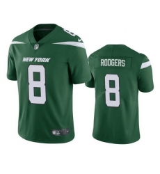 Youth New York Jets 8 Aaron Rodgers Green Vapor Untouchable Limited Stitched Jersey