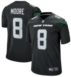 Youth New York Jets Elijah Moore #8 Black Vapor Limited Stitched Football Jersey