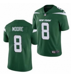 Youth New York Jets Elijah Moore #8 Green Vapor Limited Stitched Football Jersey