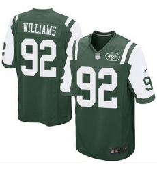Youth Nike Jets #92 Leonard Williams Green Team Color Stitched NFL Elite Jersey