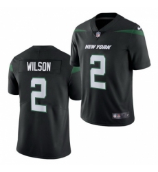 Youth Nike New York Jets #2 Zach Wilson Black Vapor Limited Jersey