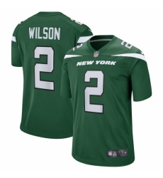 Youth Nike New York Jets #2 Zach Wilson Green Vapor Limited Jersey