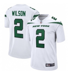 Youth Nike New York Jets #2 Zach Wilson White Vapor Limited Jersey