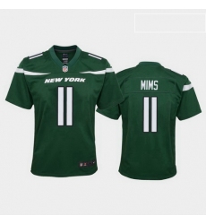 youth denzel mims new york jets green game jersey 