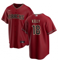 Men Arizona Diamondbacks 18 Carson Kelly Red Cool Base Stitched Baseball Jerseys