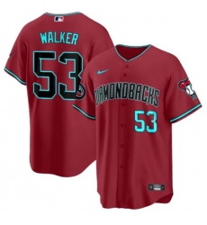 Men Arizona Diamondbacks 53 Christian Walker 2023 24 Red Cool Base Stitched Baseball Jersey
