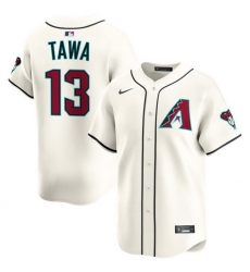 Men Arizona Diamondbacks Nike Home Limited Jersey Cream Tawa Tim 13 Men Arizona Diamondbacks Nike Home Limited Jersey Cream Tawa Tim 13