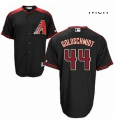 Mens Majestic Arizona Diamondbacks 44 Paul Goldschmidt Authentic Black Alternate Home Cool Base MLB Jersey