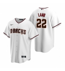 Mens Nike Arizona Diamondbacks 22 Jake Lamb White Home Stitched Baseball Jersey
