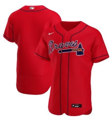 Men Atlanta Braves Men Nike Red Alternate 2020 Flex Base Official Team MLB Jersey