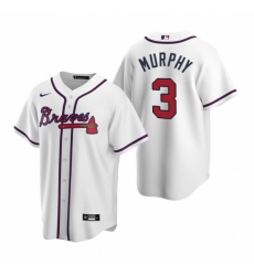 Mens Nike Atlanta Braves 3 Dale Murphy White Home Stitched Baseball Jerse