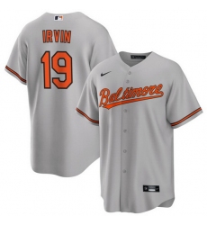 Men Baltimore Orioles 19 Cole Irvin Grey Cool Base Stitched Jersey