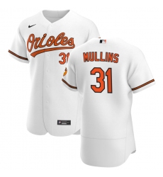 Men Baltimore Orioles 31 Cedric Mullins Men Nike White Home 2020 Flex Base Player MLB Jersey