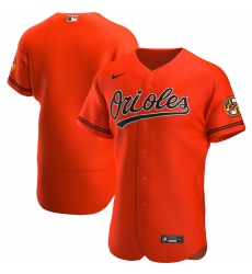 Men Baltimore Orioles Men Nike Orange Alternate 2020 Flex Base Official Team MLB Jersey