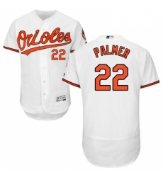 Mens Majestic Baltimore Orioles 22 Jim Palmer White Home Flex Base Authentic Collection MLB Jersey