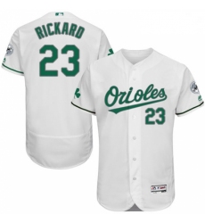 Mens Majestic Baltimore Orioles 23 Joey Rickard White Celtic Flexbase Authentic Collection MLB Jersey
