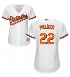 Womens Majestic Baltimore Orioles 22 Jim Palmer Authentic White Home Cool Base MLB Jersey