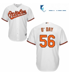Youth Majestic Baltimore Orioles 56 Darren ODay Authentic White Home Cool Base MLB Jersey