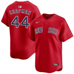 Men Boston Red Sox 44 Aroldis Chapman Red 2025 Alternate Limited Stitched Baseball Jersey