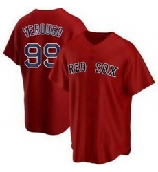 Men Boston Red Sox 99 Verdugo Red 2021 Nike MLB jersey