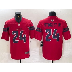Men Houston Texans 24 Derek Stingley Jr  Red Vapor Untouchable Stitched Footb