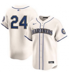 Men Mariners 24 Ken Griffey Jr Cream Cool Base Jersey Men Mariners 24 Ken Griffey Jr Cream Cool Base Jersey