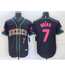 Men Mexico Baseball 56 Randy Arozarena 2023 Black World Baseball Classic Stitched Jersey 1