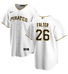Men Pittsburgh Pirates 26 Bailey Falter White Cool Base Stitched Baseball Jersey