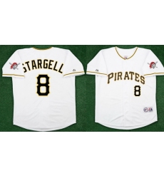 Men Pittsburgh Pirates 8 Willie Stargell White Team Patch Stitched Jersey Men Pittsburgh Pirates 8 Willie Stargell White Team Patch Stitched Jersey