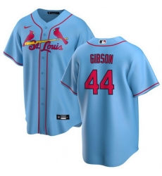 Men St  Louis Cardinals 44 Kyle Gibson Blue Cool Base Stitched Baseball Jersey