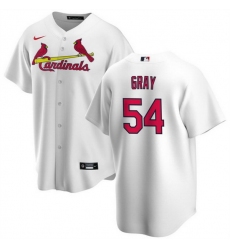 Men St  Louis Cardinals 54 Sonny Gray White Cool Base Stitched Baseball Jersey