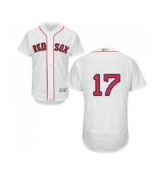 Mens Boston Red Sox 17 Nathan Eovaldi White Home Flex Base Authentic Collection Baseball Jersey