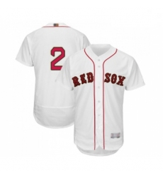 Mens Boston Red Sox 2 Xander Bogaerts White 2019 Gold Program Flex Base Authentic Collection Baseball Jersey