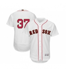 Mens Boston Red Sox 37 Bill Lee White 2019 Gold Program Flex Base Authentic Collection Baseball Jersey