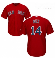 Mens Majestic Boston Red Sox 14 Jim Rice Replica Red Alternate Home Cool Base MLB Jersey