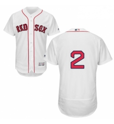 Mens Majestic Boston Red Sox 2 Xander Bogaerts White Home Flex Base Authentic Collection MLB Jersey