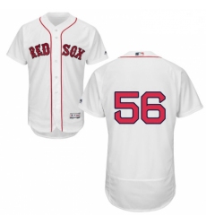 Mens Majestic Boston Red Sox 56 Joe Kelly White Home Flex Base Authentic Collection MLB Jersey