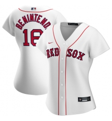 Boston Red Sox 16 Andrew Benintendi Nike Women Home 2020 MLB Player Jersey White