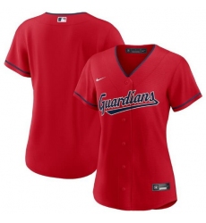 Women Cleveland Guardians Blank Stitched Baseball Jersey
