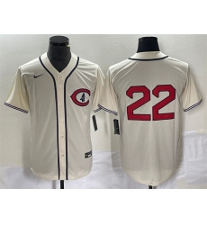 Men Chicago Cubs 22 Jason Heyward 2022 Cream Field Of Dreams Cool Base Stitched Baseball Jersey