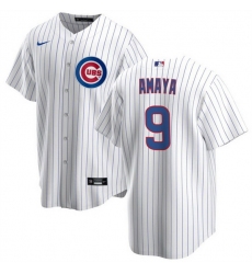 Men Chicago Cubs  239 Miguel Amaya White Cool Base Stitched Baseball Jersey